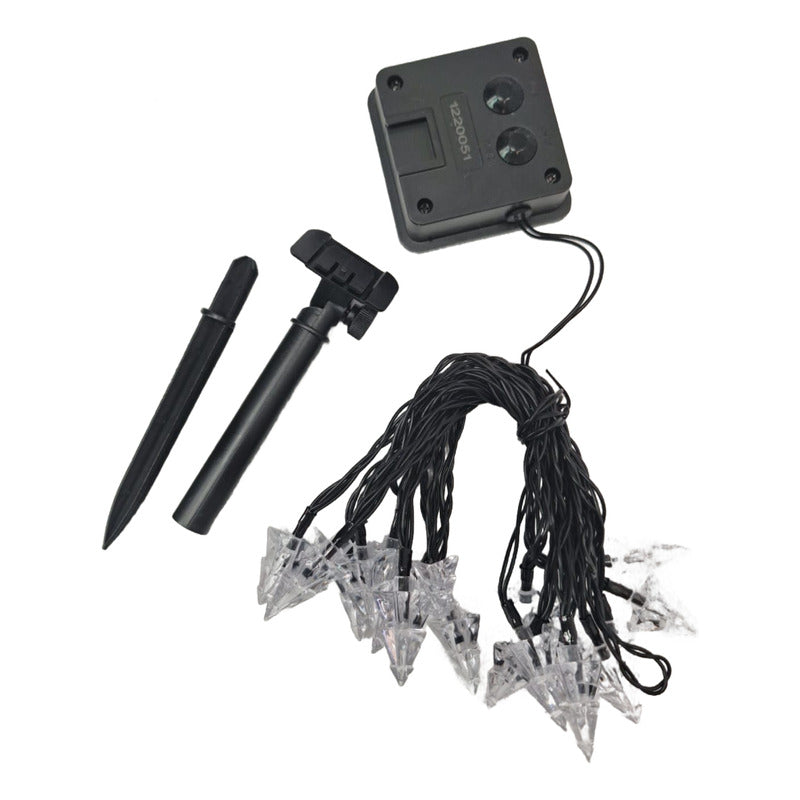 Guirnalda Luces Solares Navidad 10 Metros 100 Led Multicolor