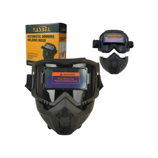 Máscara De Soldadura  Anti Deslumbrante Con Sensor  De Luz Negro Pm2860126