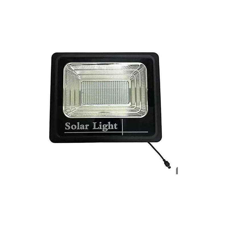 Foco Solar 600 Watts Panel Separado + Control Remoto Ip67 Negra