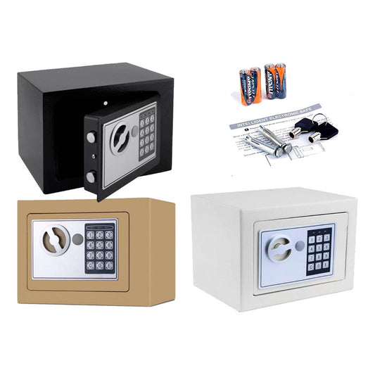 Pack 3 Cajas Fuertes Seguridad Digital Para Anclar A Pared