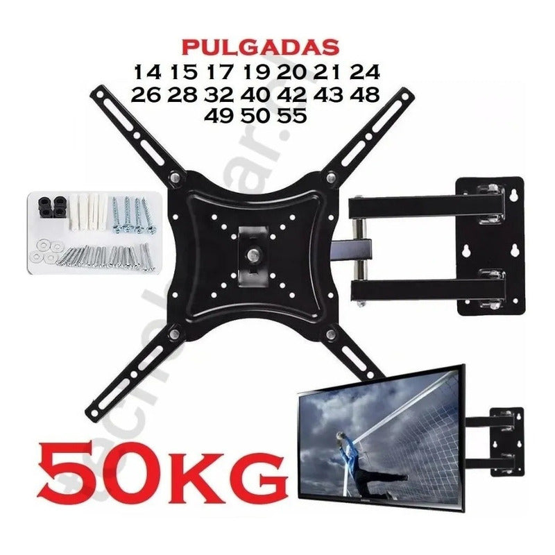 Base Para Tv 14 1517 19 20 21 2426 28 32 40 42 43 4849 50 55 Negro