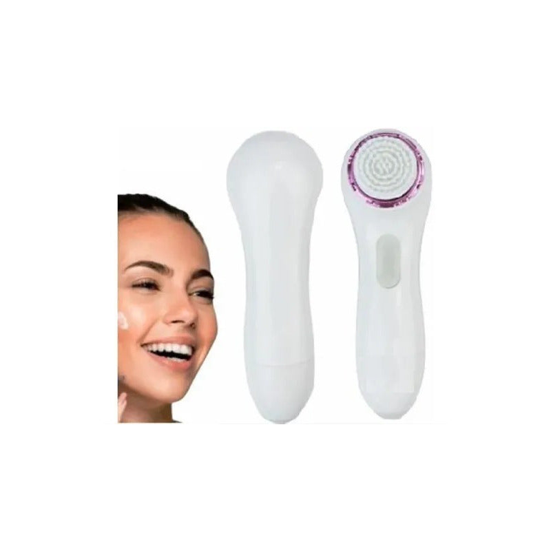 Limpiador Facial Recargable Exfoliante Inalmbrico Blanco