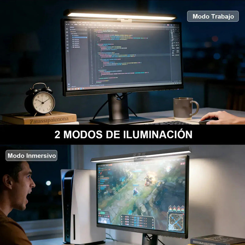 Barra De Luz Led Monitor Lampara Escritorio Notebook