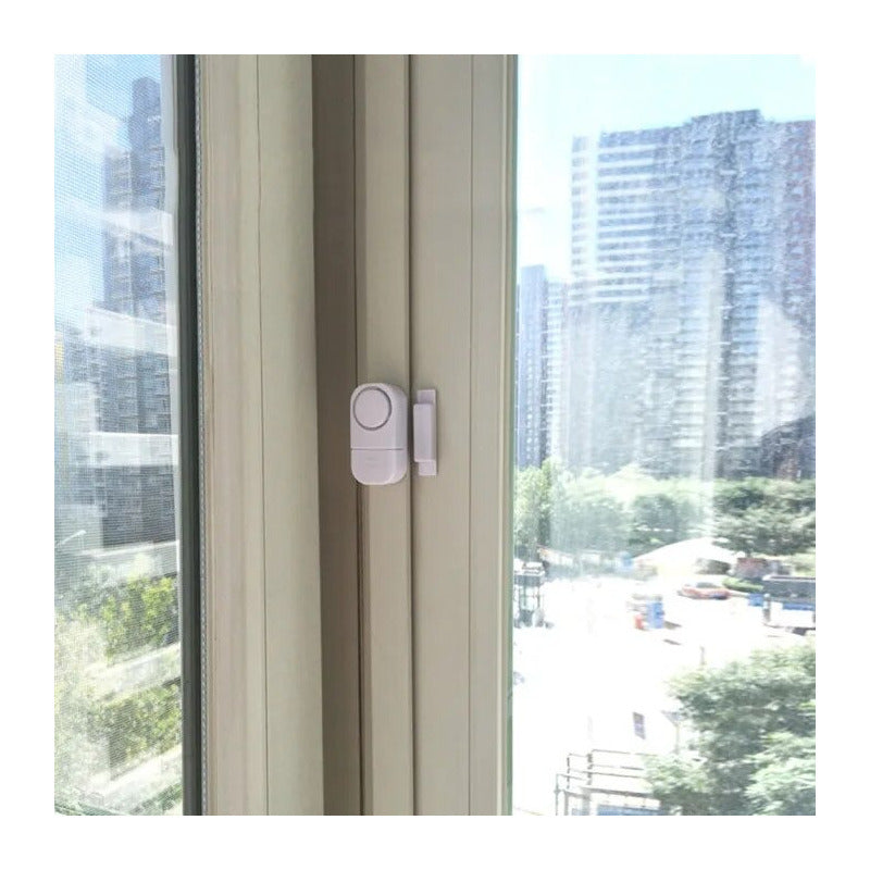 Pack 5 Alarmas Para Puerta O Ventana Sensor Magnético 90db Blanco