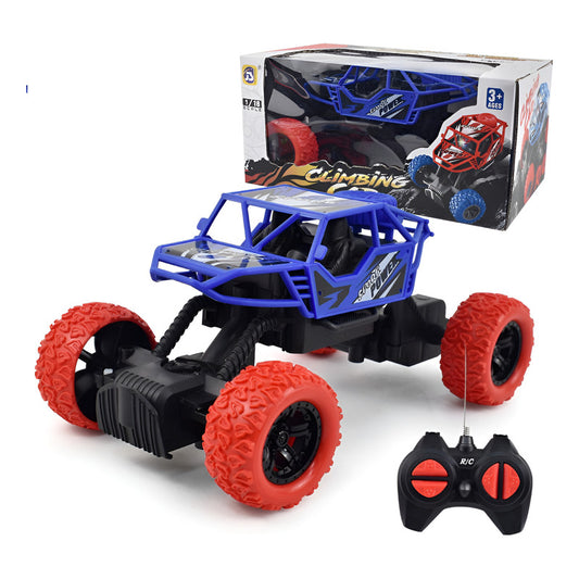 Vehículo Control Remoto Pilas Climbing Car Y Deportivo Azul