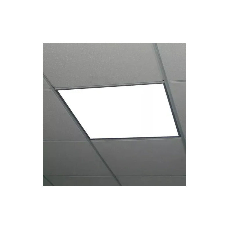 Pack X2 Panel Led Plafón 60x60cm Empotrable Cielo Foco Cuadr Blanco