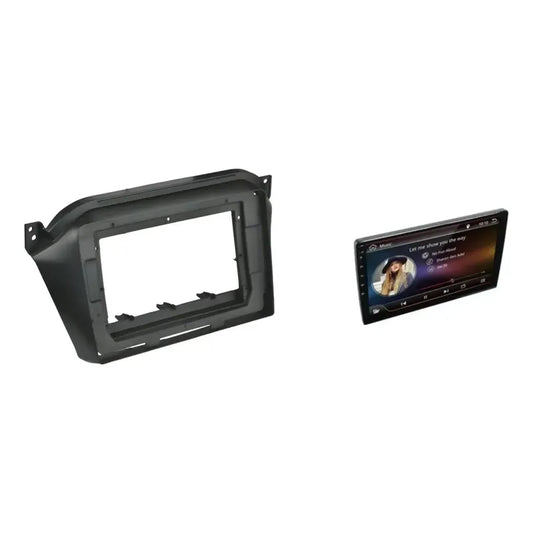 Kit Multimedia: Bisel Adaptador Radio Jac Refine S2 2015-2018 Negro + Pantalla Táctil 9 Gps/wifi