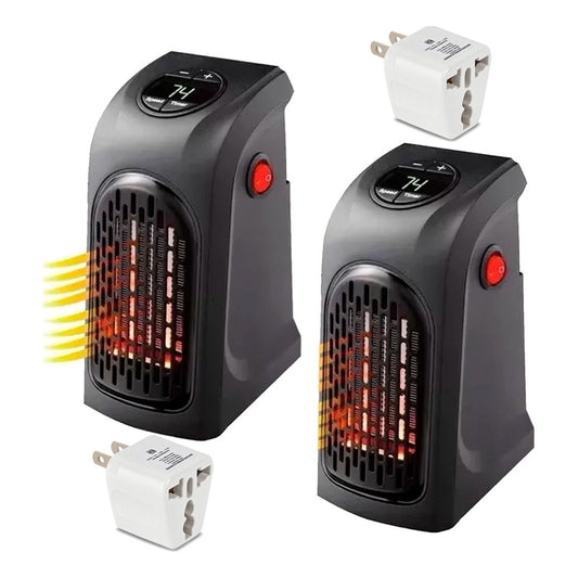 Pack X2 Calefactor Pared Calefacción Portátil 400w