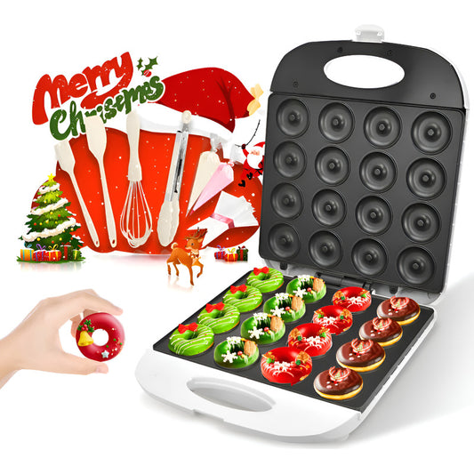 Maquina Para Donas Mini Antiadherente Resposteria Negro