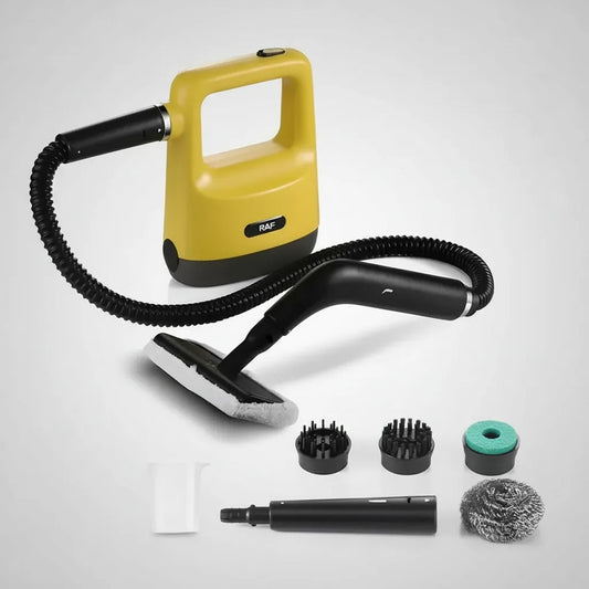 Limpiadora A Vapor Raf R.1271 Aspiradora De Mano 300ml Amarillo