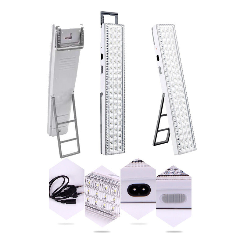 Lámpara De Emergencia Recargable Led Blanco