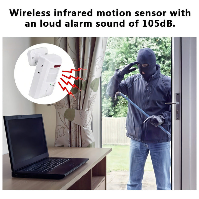 Alarma Sirena Con Sensor 2 Controles / Eshopviña