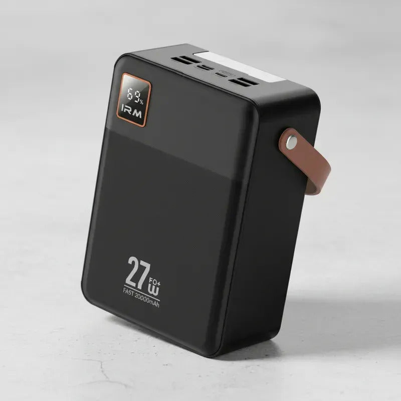 Power Bank Banco De Energía Alta Capacidad 80000mah Linterna Negro