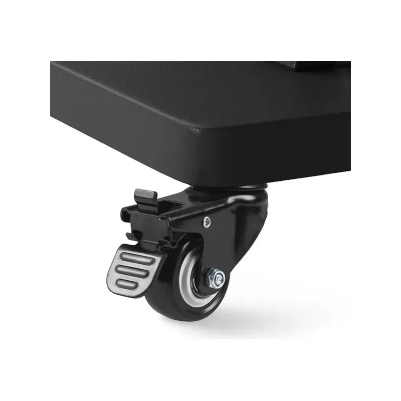 Soporte Tv 32  A 70 Pedestal Soporte Stand Rack Movil Ruedas Negro