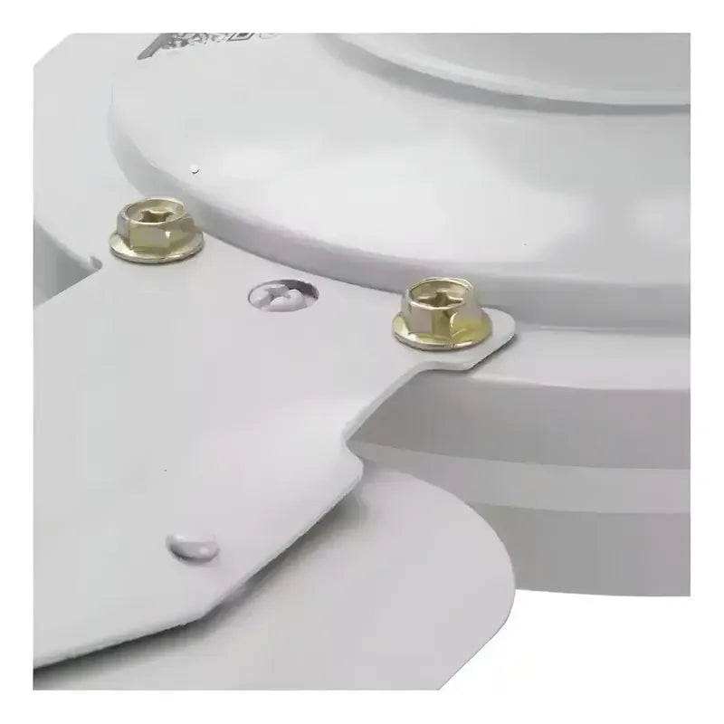 Pack X3 Ventiladores De Techo Blancos 3 Aspas 142cm 1.4 M 50/60hz Blanco Metal 3