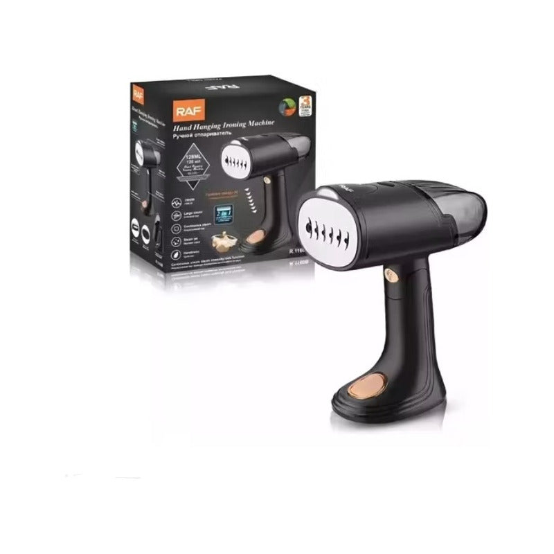 Vaporizador De Prendas Portátil Raf Negro 1500w R-1267w