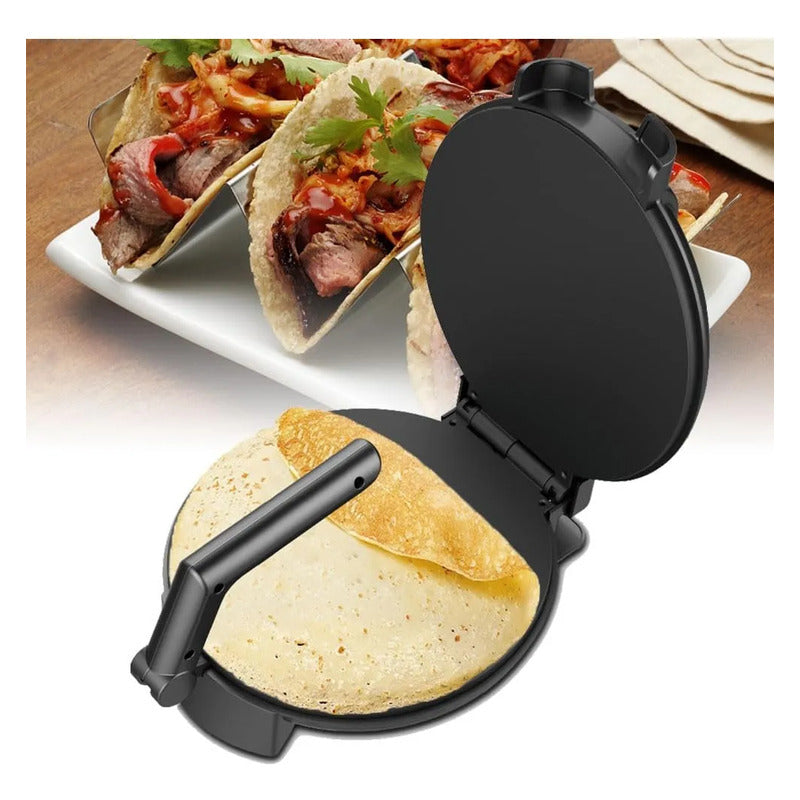 Máquina Para Hacer Panqueques Crepas Tortillas Raf R.567 Negro