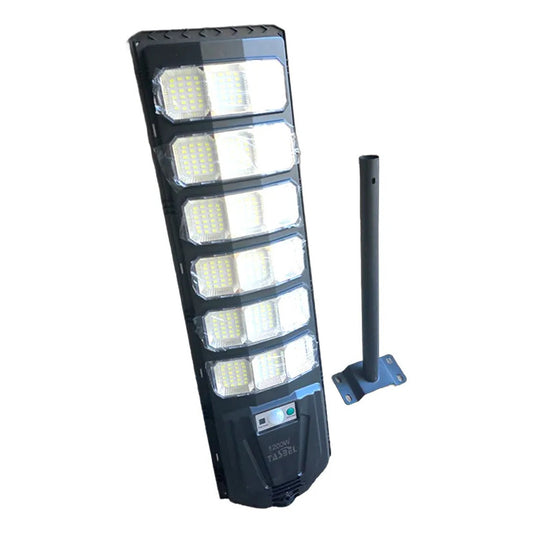 Foco Led 1200w Exterior Con Sensor Movimiento Luz Fria Negro Negro Blanco Frío