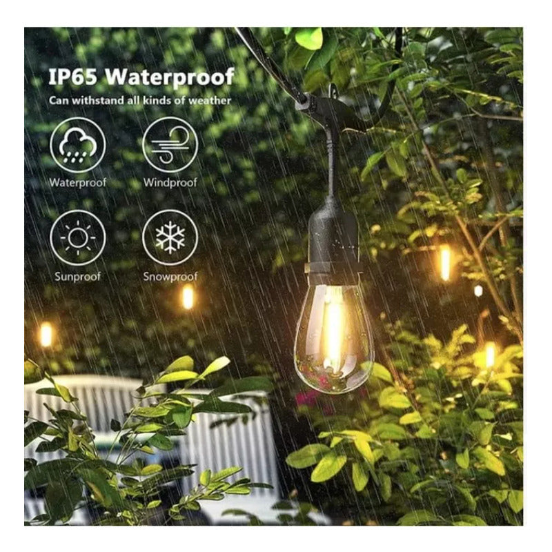 Ampolleta Led Recargable Tipo C Para Camping Luz Cálida