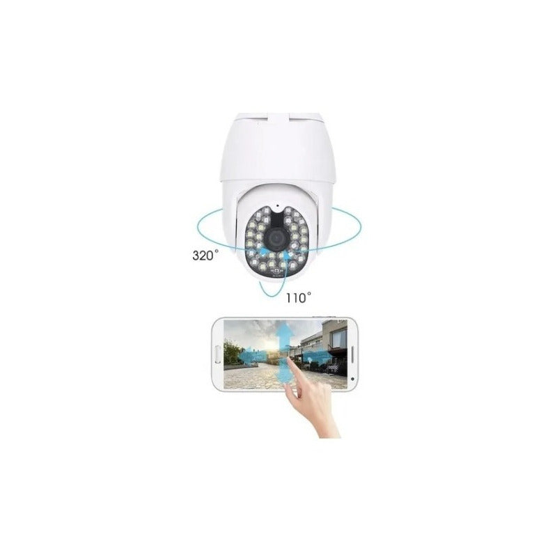 Cámara Ip Con Movimiento, Infrarrojo Impermeable Wifi Hd