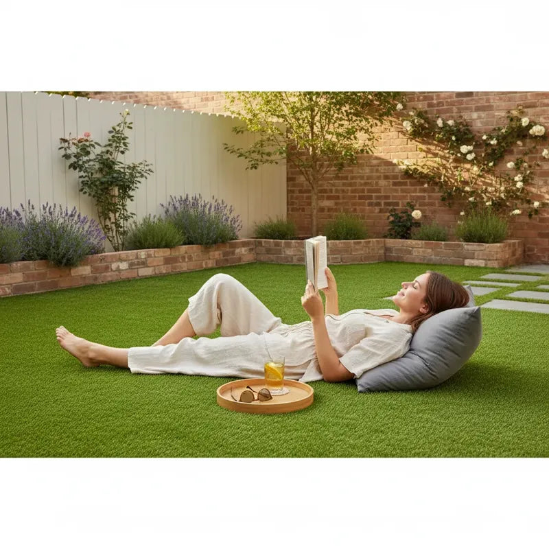 Pasto Sintético Rollo 2x1m Alta Calidad Jardin Y Exteriores Verde