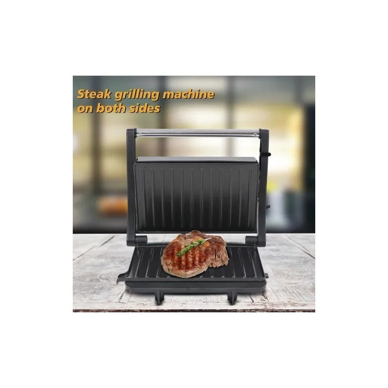 Tostador 2 En 1 Sándwich Y Carnes Eléctrico Pan