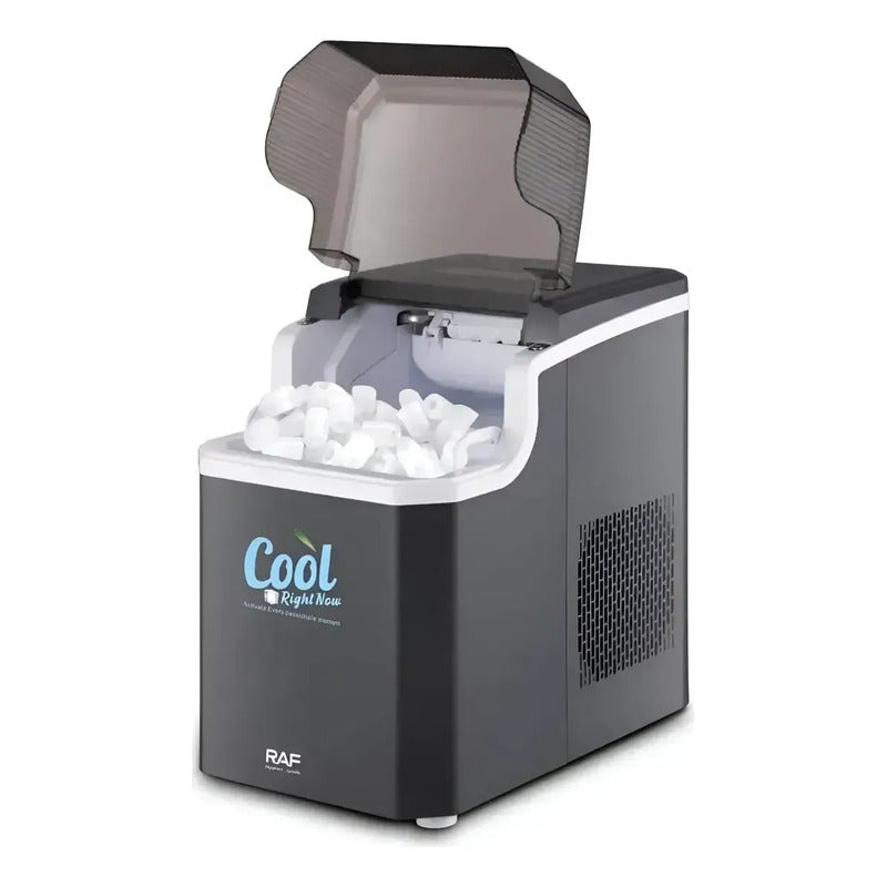 Maquina De Hielo Compacta Encimera Para Hacer Hielo Gris